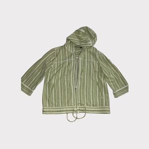 Chico’s Green Striped Jacket
